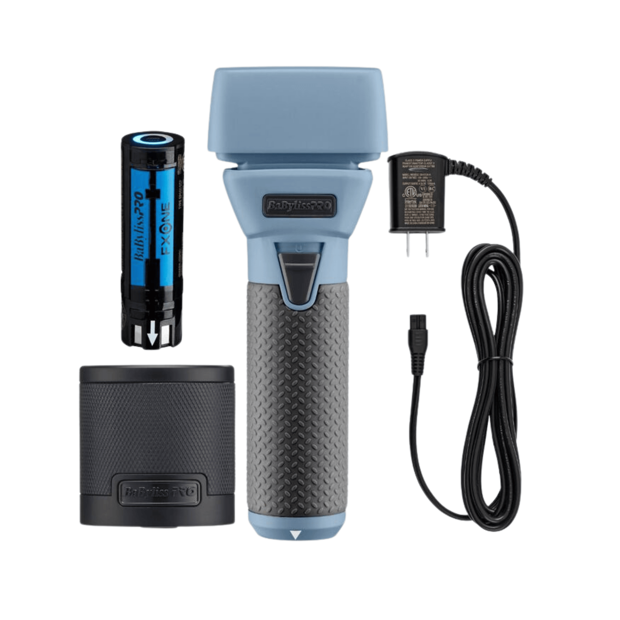 BaBylissPRO® LimitedFX FXONE Double Foil Shaver - Blue Charcoal Kit