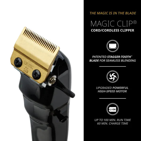 5 Star Black Cord/Cordless Magic Clip