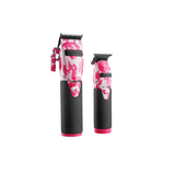 BaBylissPRO® LimitedFX Pink Camo Metal Lithium Clipper and Trimmer Gift Set