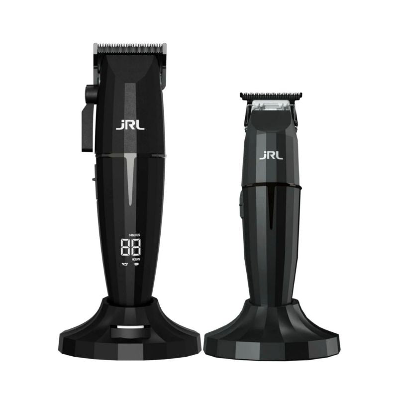 JRL Onyx Combo Collection - Black Professional Hair Clipper & Trimmer
