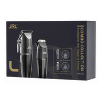 JRL Onyx Combo Collection - Black Professional Hair Clipper & Trimmer