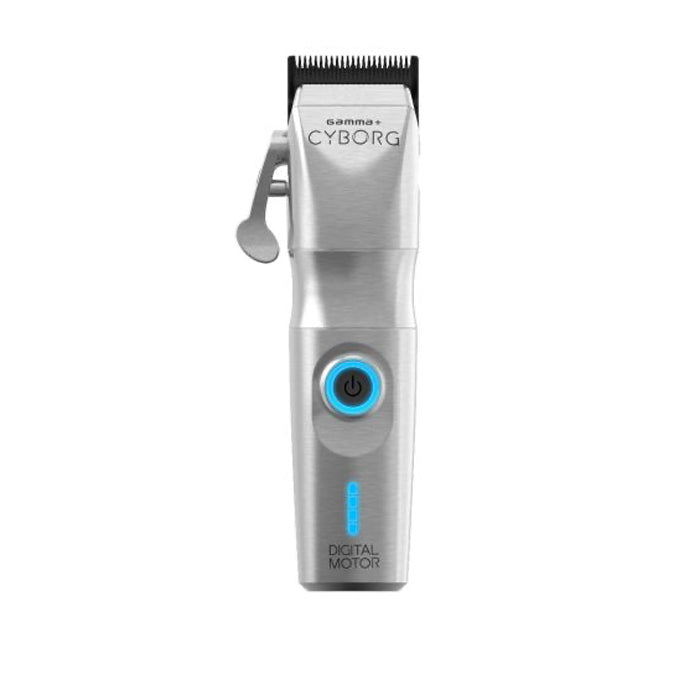 CYBORG PROFESSIONAL METAL HAIR CLIPPER WITH DIGITAL BRUSHLESS MOTOR AND LEFT OR RIGHT LEVER