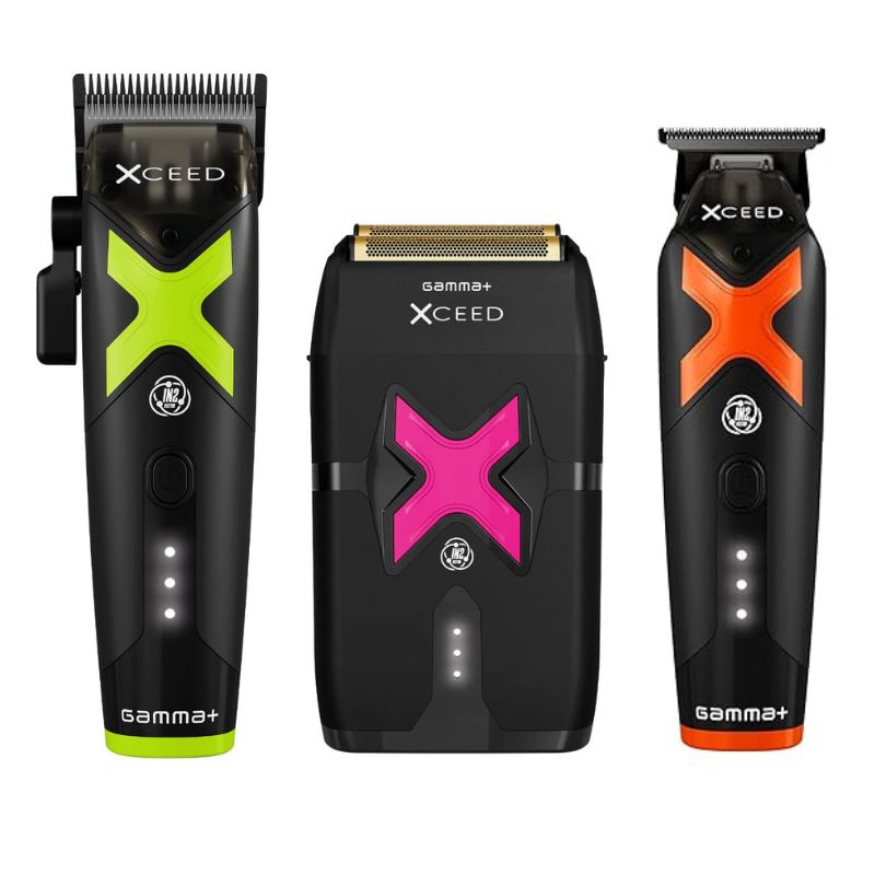 Gamma+ XCEED Professional Cordless Hair  Clipper - Shaver - Trimmer