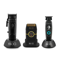 Stylecraft Saber Professional Hair Clipper - StyleCraft Instinct Metal Shaver Black - Precision Saber Metal body Hair Trimmer