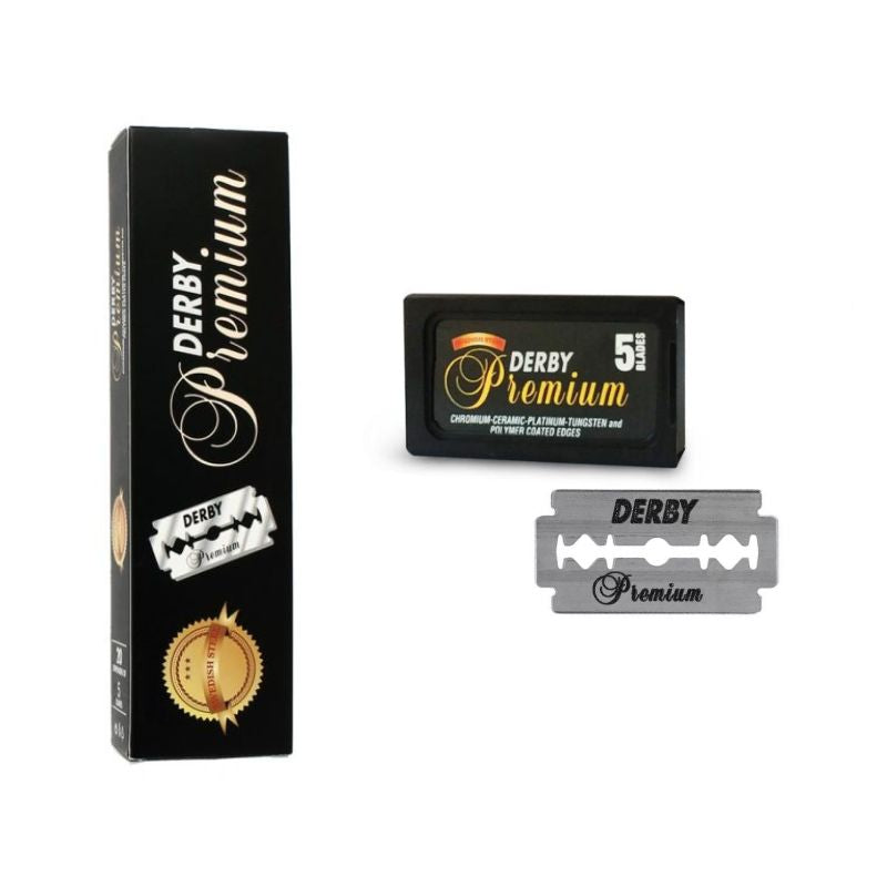 Derby Premium Double Edge Razor Blades