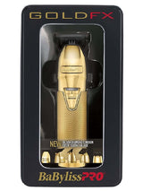 BaBylissPRO Gold FX Metal Outlining Cordless Trimmer w/ Black Diamond Carbon Deep-Tooth Blade