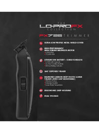 BaBylissPRO Lo-ProFX High-Performance Black Low Profile Trimmer