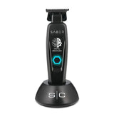 SABER - PROFESSIONAL FULL METAL BODY DIGITAL BRUSHLESS MOTOR CORDLESS HAIR TRIMMER - BLACK