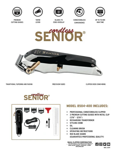 Wahl 5 Star Senior Cordless Clipper