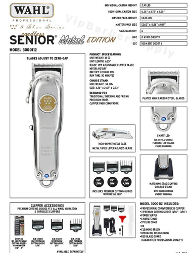 Wahl 5 Star Cordless Senior All Metal Edition